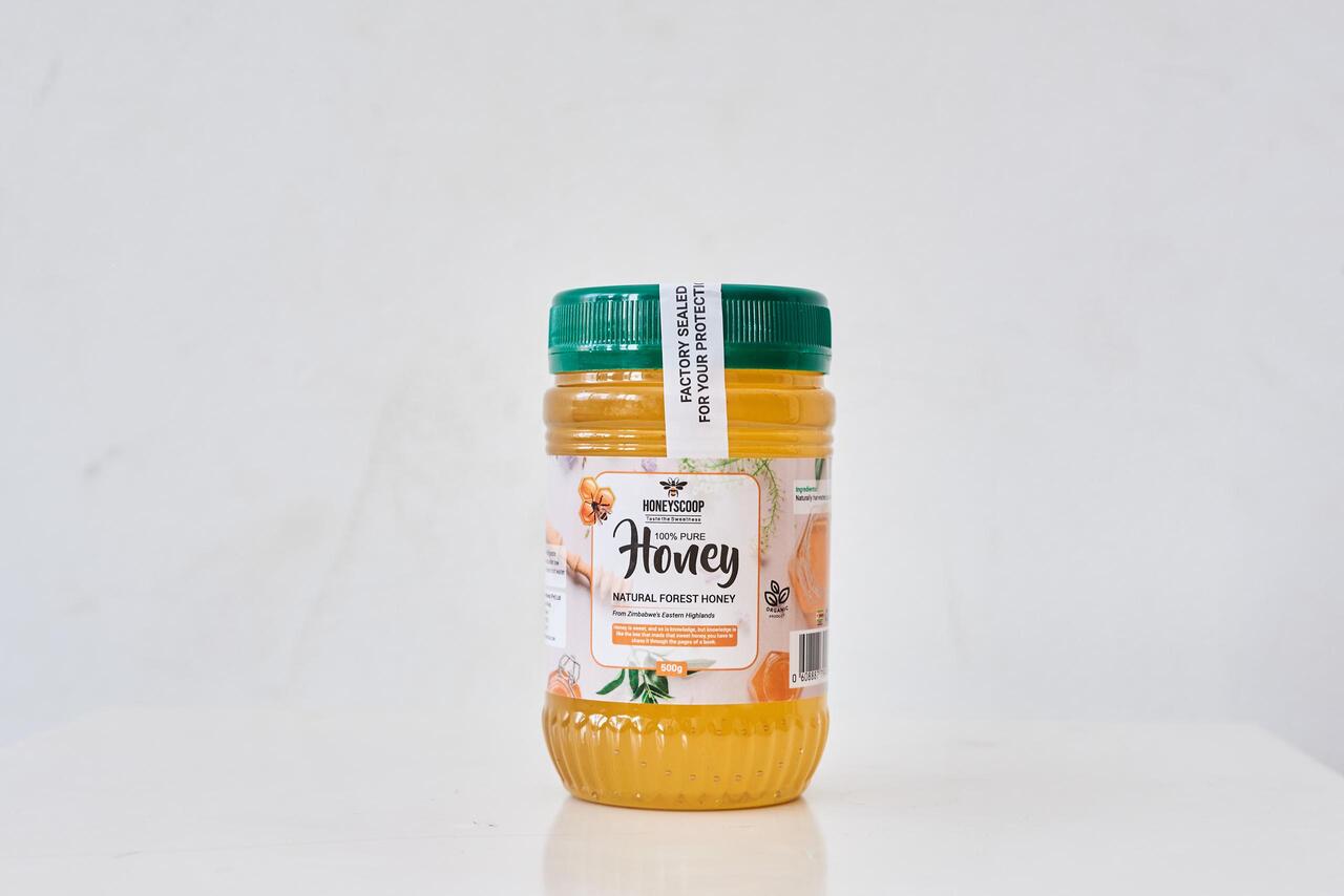 500g Pure Honey Plastic Jar