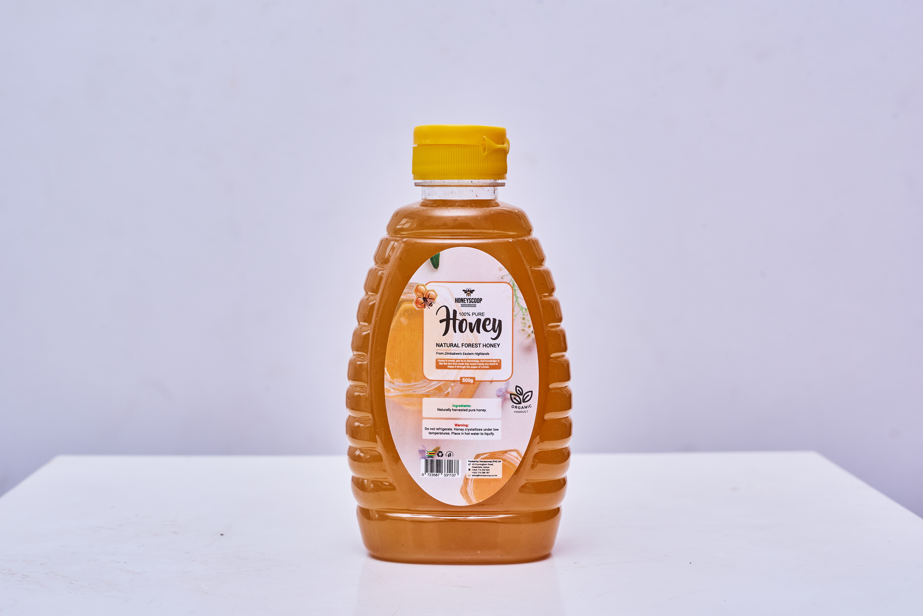 500g Pure Honey Squeeze Jar