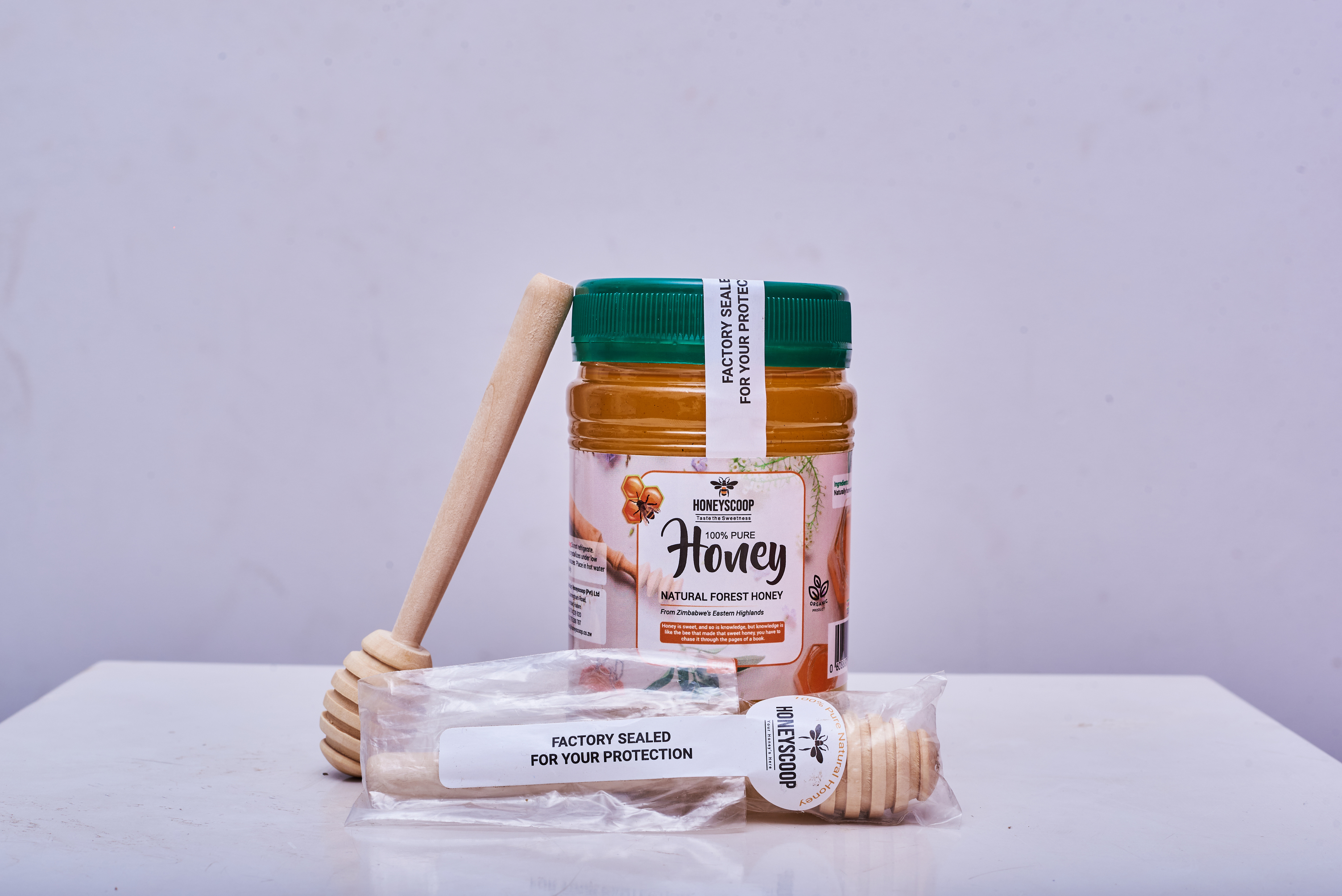 7cm Wooden Honey Dipper